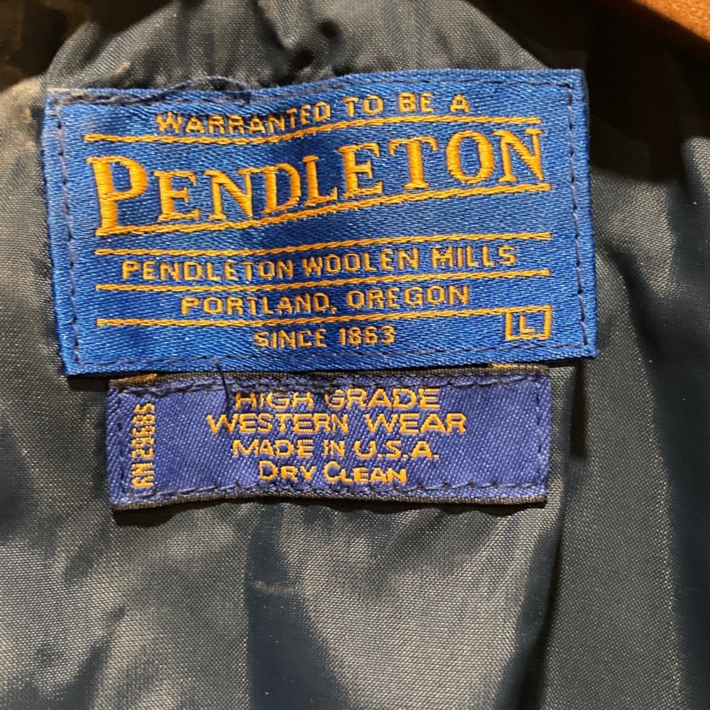 Pendleton high grade wool western wear geometric Southwestern coat jacket - Picture 2 of 8